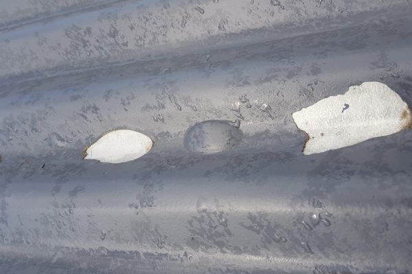 Blistering and Delamination of Roof Paint Coatings to Colorsteel roofing iron